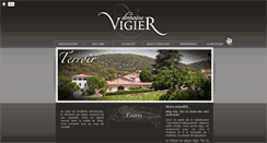 Desktop Screenshot of domaine-de-vigier.com